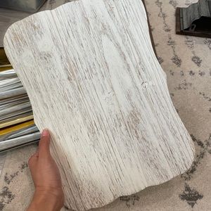 Michaels White Wood Board Sign